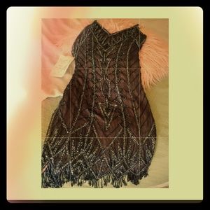 Vintage Beaded Cocktail Dress